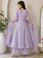 Elegant Lavender Floral 3 Piece Set - Image 2